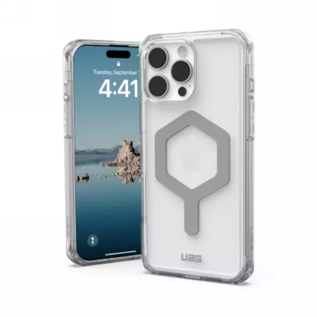 UAG Plyo Magsafe case for iPhone 16 Pro Max - silver 2