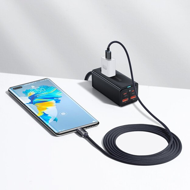 Baseus Crystal Shine Series cable USB cable for fast charging and data transfer USB Type A - USB Type C 100W 1.2m black (CAJY000401) 14