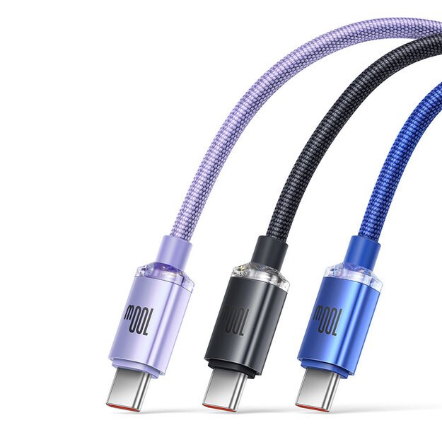 Baseus Crystal Shine Series cable USB cable for fast charging and data transfer USB Type A - USB Type C 100W 1.2m black (CAJY000401) 15