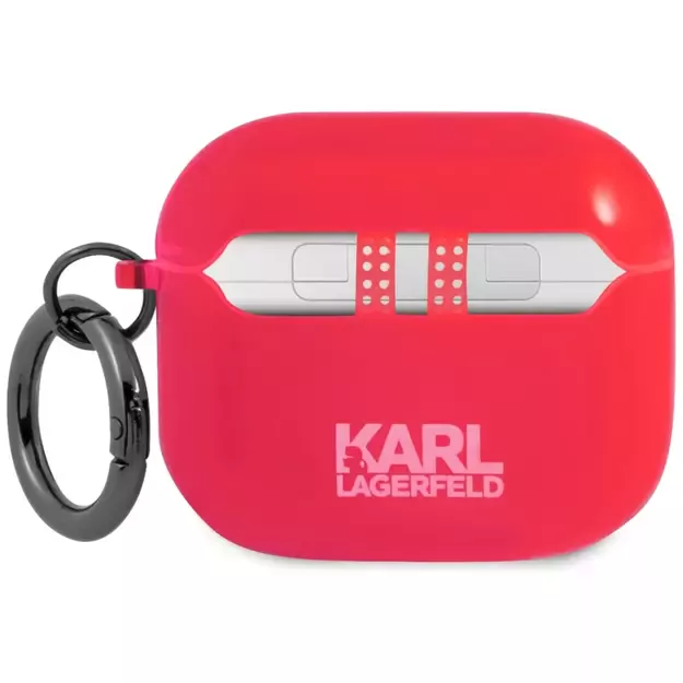 Karl Lagerfeld KLA3UCHFP AirPods 3 cover różowy/pink Choupette 1