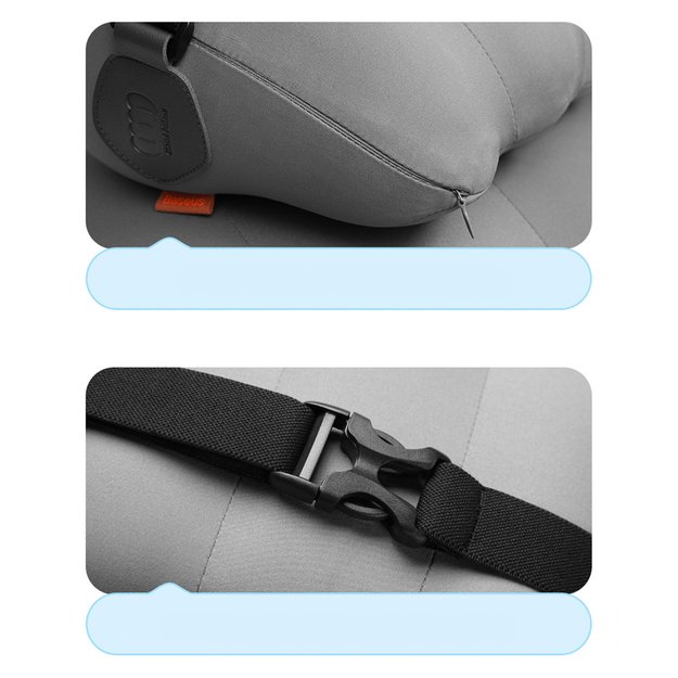 [RETURNED ITEM] Baseus ComfortRide car headrest cushion - gray 17