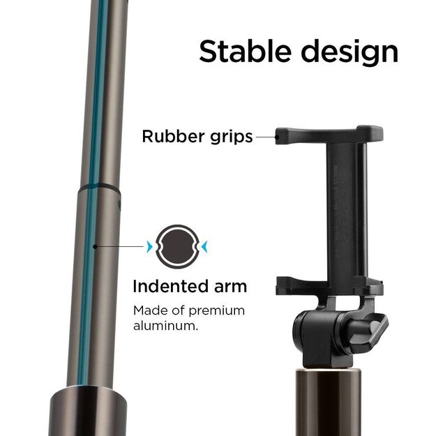 Selfie stick Spigen S530W - black 14