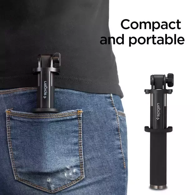 Selfie stick Spigen S530W - black 20