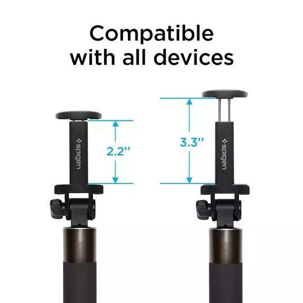 Selfie stick Spigen S530W - black 22