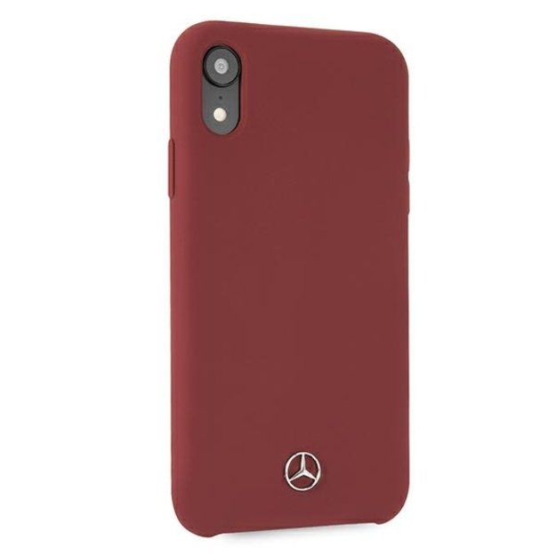 Mercedes MEHCI61SILRE iPhone Xr czerwony/red hardcase Silicone Line 10
