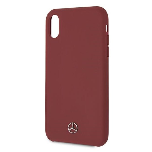 Mercedes MEHCI61SILRE iPhone Xr czerwony/red hardcase Silicone Line 8