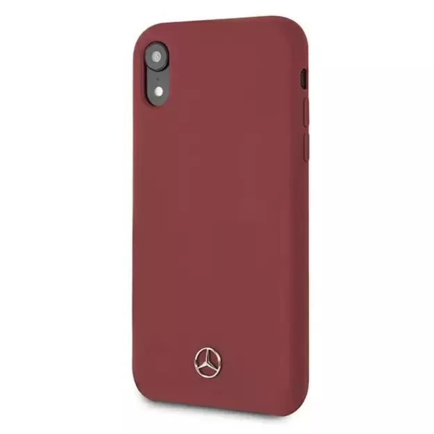 Mercedes MEHCI61SILRE iPhone Xr czerwony/red hardcase Silicone Line 1
