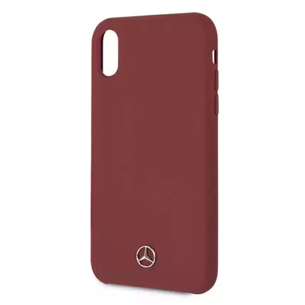 Mercedes MEHCI61SILRE iPhone Xr czerwony/red hardcase Silicone Line 2