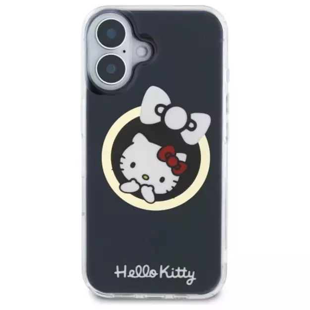 Hello Kitty IML Fun bow Magsafe iPhone 16 Case - Black 2