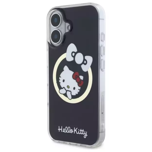 Hello Kitty IML Fun bow Magsafe iPhone 16 Case - Black 1
