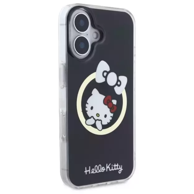 Hello Kitty IML Fun bow Magsafe iPhone 16 Case - Black 6