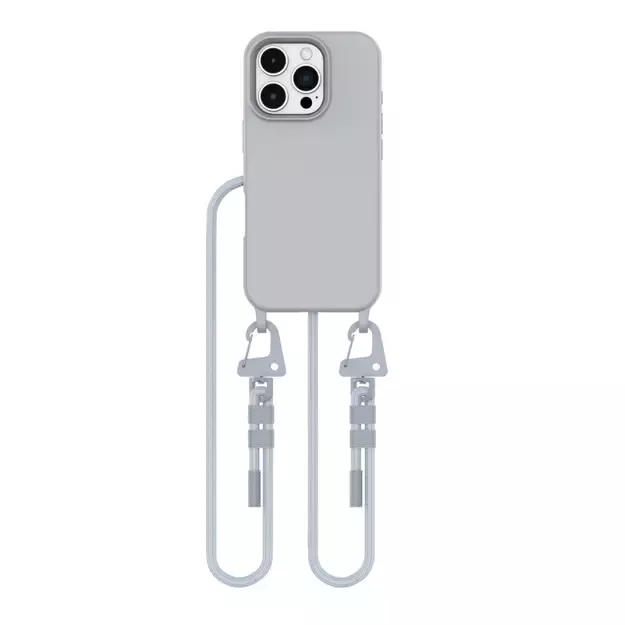 Tech-Protect MagNecklace MagSafe Case with Lanyard for iPhone 16 Pro - Gray 4