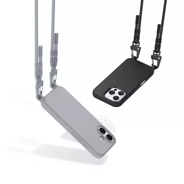 Tech-Protect MagNecklace MagSafe Case with Lanyard for iPhone 16 Pro - Gray 9
