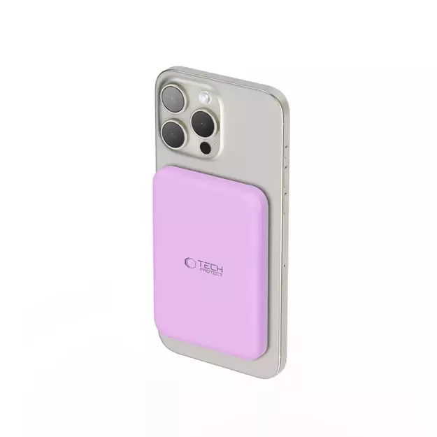 Tech-Protect LifeMag MagSafe PB10 5000mAh Power Bank - Pink 1