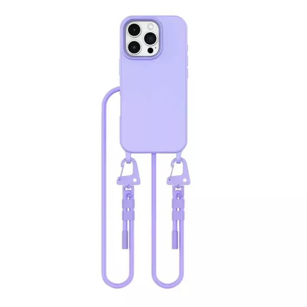 Tech-Protect MagNecklace MagSafe Case with Lanyard for iPhone 16 Pro - Purple 6