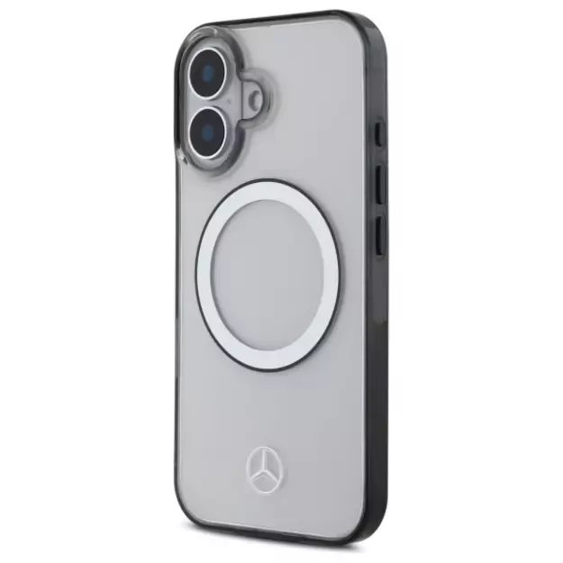 Mercedes Printed Logo MagSafe iPhone 16 Case - Clear 8