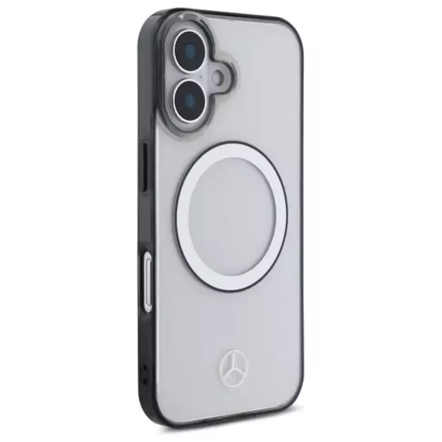 Mercedes Printed Logo MagSafe iPhone 16 Case - Clear 10