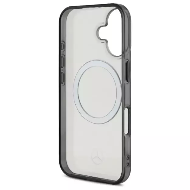 Mercedes Printed Logo MagSafe iPhone 16 Case - Clear 13