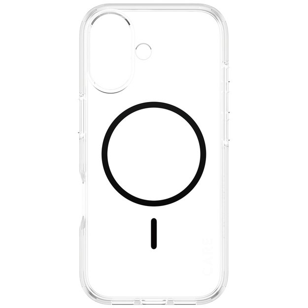 CARE by PanzerGlass Flagship Urban Explorer Case w. Black MagSafe for iPhone 17 - Transparent 2