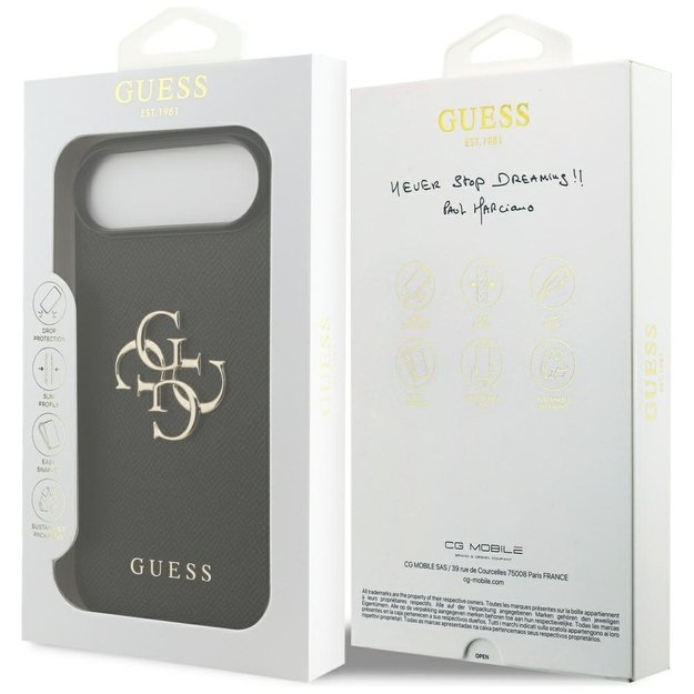 Guess Grained Big 4G &amp  Classic Logo case for iPhone Air - black 7