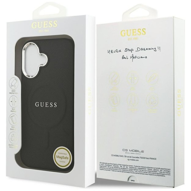 Guess Classic Logo MagSafe Case for iPhone 17 - Black 7