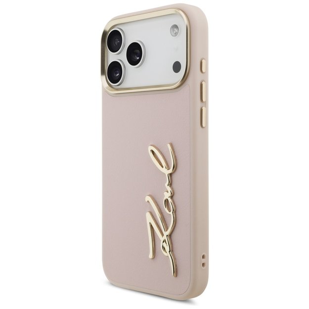 Karl Lagerfeld Karl Script Logo Case for iPhone 17 Pro Max - Pink 1