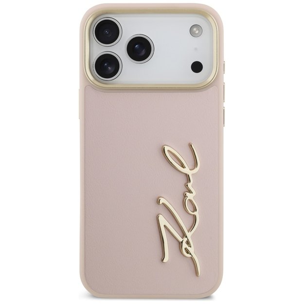 Karl Lagerfeld Karl Script Logo Case for iPhone 17 Pro Max - Pink 2