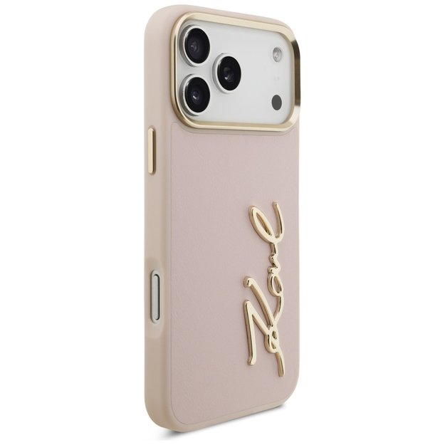Karl Lagerfeld Karl Script Logo Case for iPhone 17 Pro Max - Pink 3