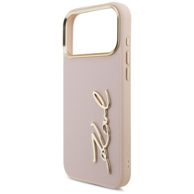 Karl Lagerfeld Karl Script Logo Case for iPhone 17 Pro Max - Pink 5