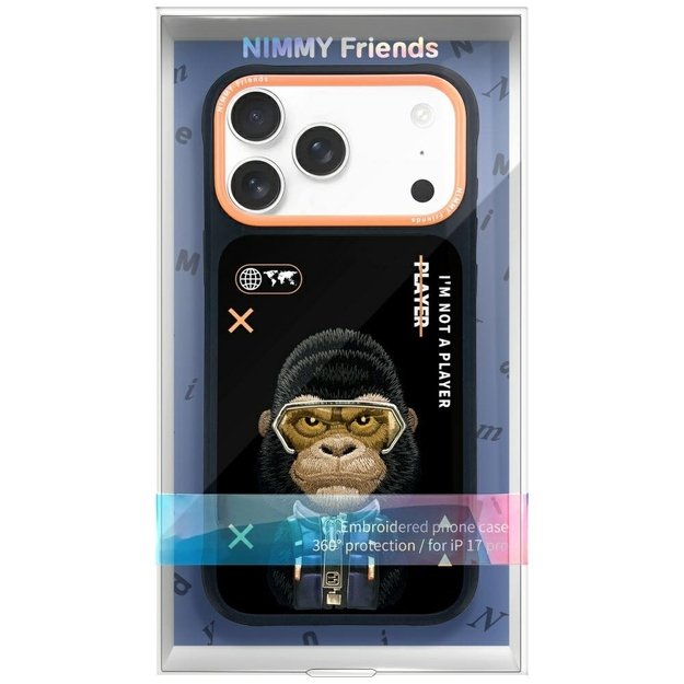 Nimmy Cool&amp Cute 2.0 Gorilla Case for iPhone 17 Pro - Black 6