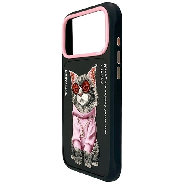 Nimmy Glasses Cool Cat Case for iPhone 17 Pro Max - Black 2