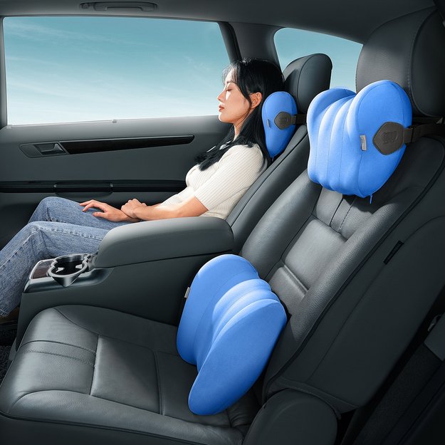 Baseus ComfortRide car lumbar pillow - blue 5