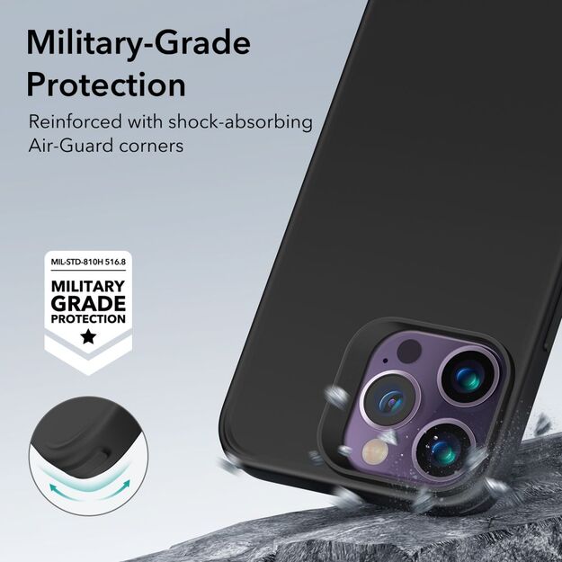 ESR Classic Hybrid Halolock MagSafe Case for iPhone 14 Pro Max - Black 3