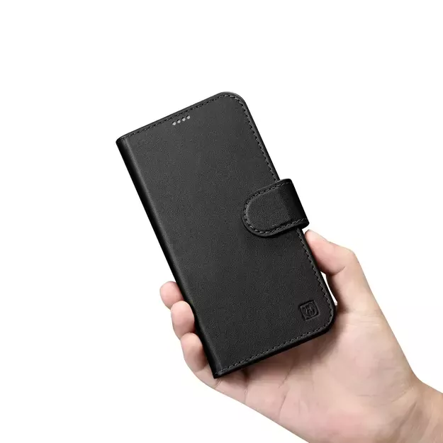 iCarer Wallet Case 2in1 Cover iPhone 14 Plus Anti-RFID Leather Flip Case Black (WMI14220727-BK) 11