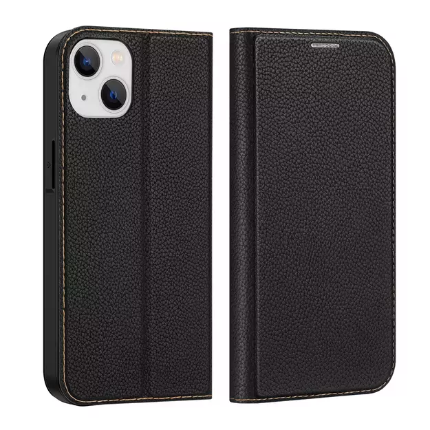 Dux Ducis Skin X2 case for iPhone 14 Plus case with magnetic flap black 14