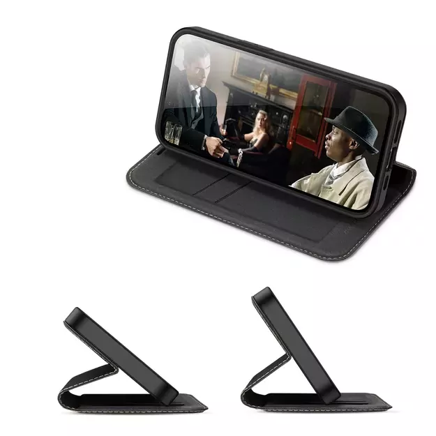 Dux Ducis Skin X2 case for iPhone 14 Plus case with magnetic flap black 20