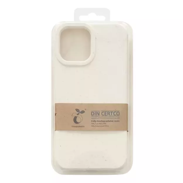 Eco Case case for iPhone 14 Plus silicone degradable cover white 12