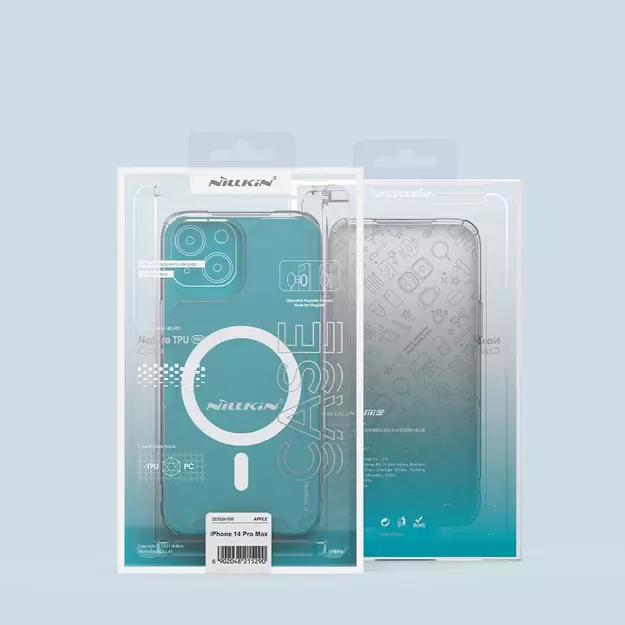 Nillkin Nature Pro Magnetic Case iPhone 14 Pro Max magnetic case MagSafe blue 4