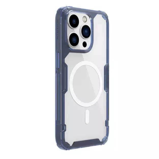 Nillkin Nature Pro Magnetic Case iPhone 14 Pro Max magnetic case MagSafe blue 2