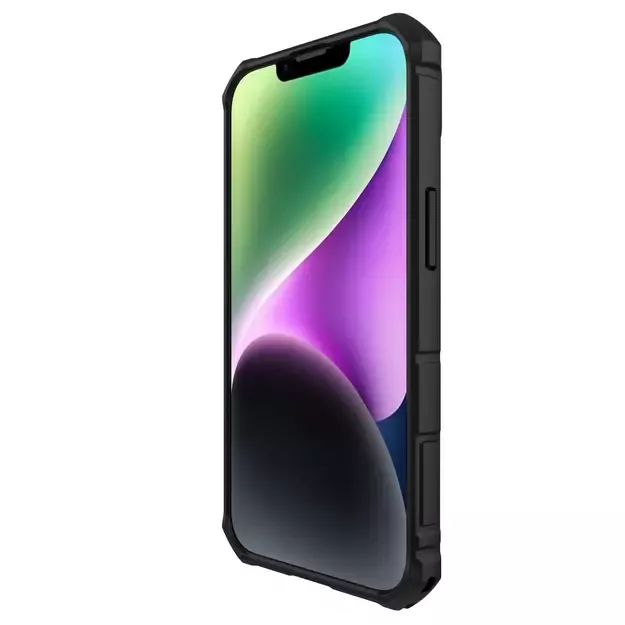 Nillkin CamShield Armor Pro Case iPhone 14 Plus case armored cover with camera cover ring stand black 3
