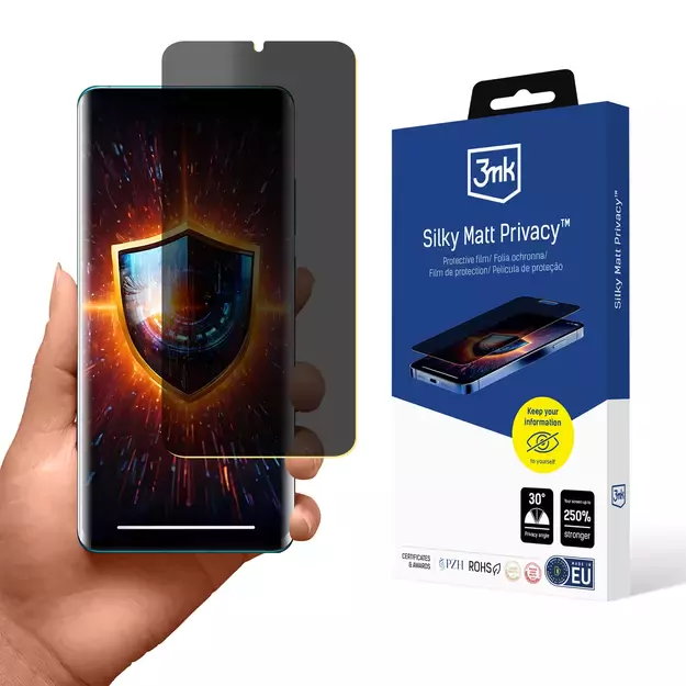 Privacy Film 3mk Silky Matt Privacy for Huawei P30 Pro