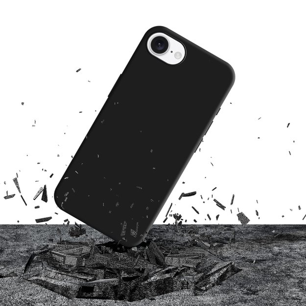 3mk Silicone Case for Apple iPhone 16e / SE 4 - Black 5
