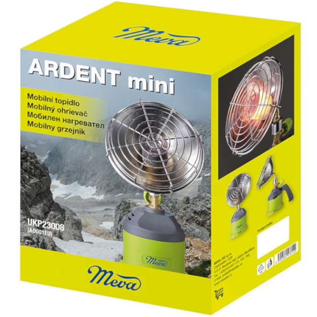 ARDENT MINI solar heater for gas cartridge 1kW 4