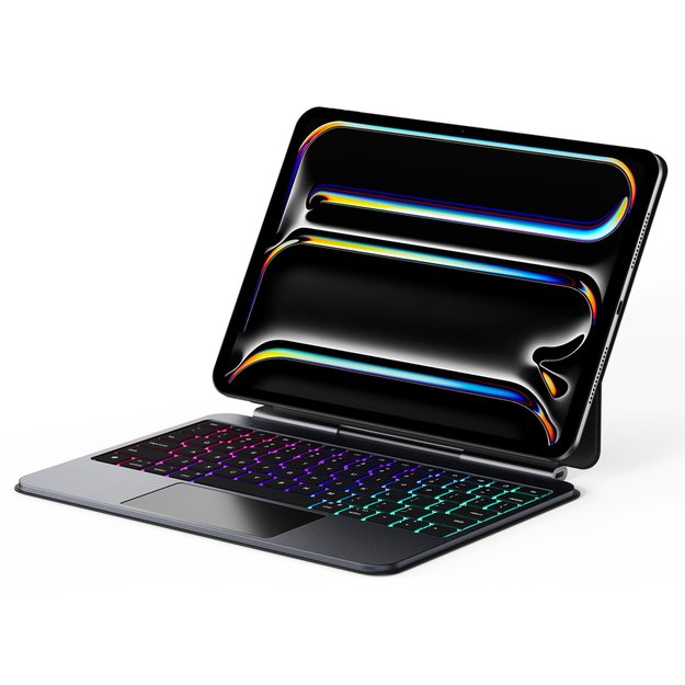 Etui z klawiaturą Dux Ducis (MK series) na iPad Pro 11  (2024) - czarne