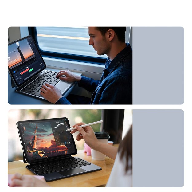 Etui z klawiaturą Dux Ducis (MK series) na iPad Pro 11  (2024) - czarne 6