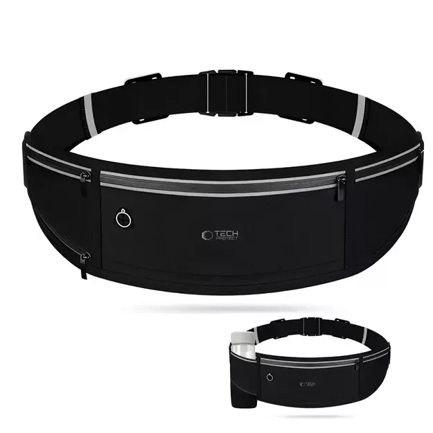 Tech-Protect M3 Universal Sport Waist Bag - Black 9