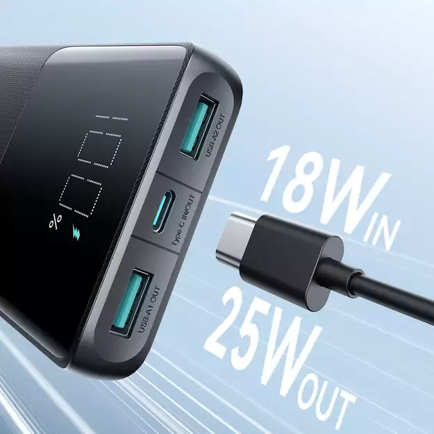 Powerbank Joyroom JR-PBF20 25W 10000mAh - black 10