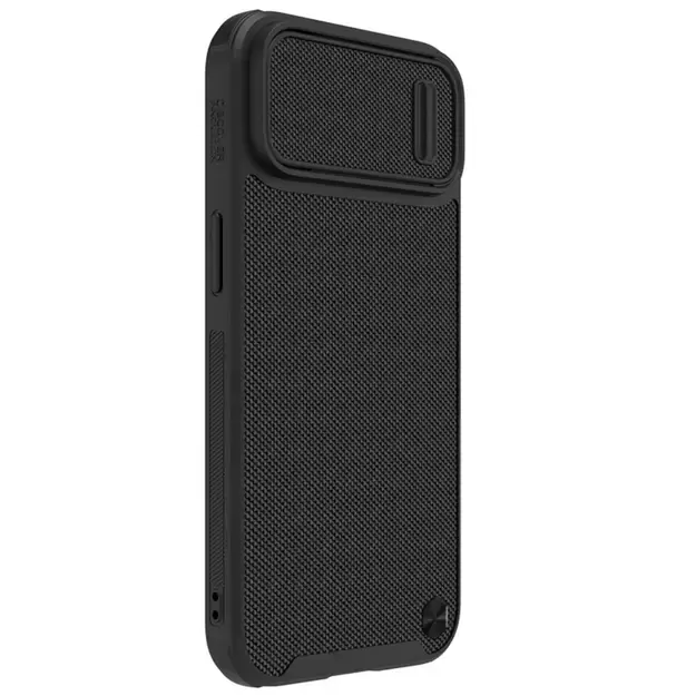 Nillkin Textured S Case for iPhone 14, armored cover with camera cover, black 3