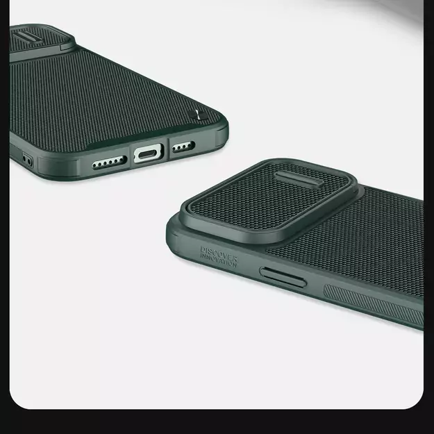 Nillkin Textured S Case for iPhone 14, armored cover with camera cover, black 14