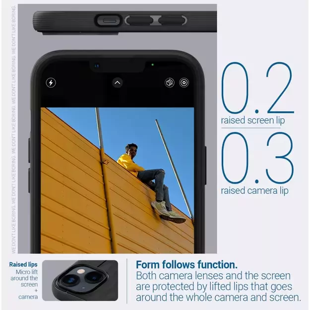 Caseology Parallax Mag MagSafe iPhone 14 Plus Case - Matte Black 22